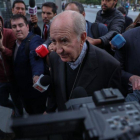 El cardenal chileno Francisco Javier Errázuriz, acudió a declarar ante la Fiscalía por la investigación penal que le sitúa como un presunto encubridor de abusos sexuales.-EFE