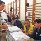 La participación de los arandinos en los comicios de este domingo llegó al 77%.-L. V.
