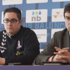 Epi y Jesús Martínez, durante la rueda de prensa de ayer.-Raúl Ochoa