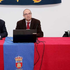 José Ángel Domínguez, José María Cámara y Consuelo Saiz, ayer en la jornada de presentación.-ECB