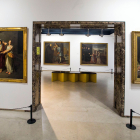 Cuadros expuestos en la muestra del Museo de Burgos. TOMÁS ALONSO.