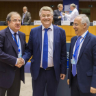 Juan Vicente Herrera,  presenta para su debate ante el Pleno del Comité de las Regiones el Dictamen 'La respuesta de la Unión Europea ante el reto demográfico'.-ICAL