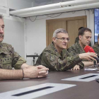 El teniente general López Pozo explicó ayer los detalles de de esta operación que se coordina desde Burgos.-SANTI OTERO