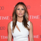 Melania Trump posando en el photocall de la gala TIME en 2016.-EVAN AGOSTIN