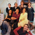 Fotografía de familia de la primera temporada de microteatro en La casa de las musas.-