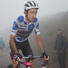 Victor Langellotti, con el maillot de la montaña. SPRINT CYCLING AGENCY / BURGOS BH