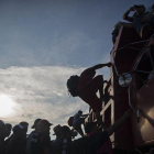 La portavoz del Instituto Guatemalteco de Migración, Alejandra Mena, precisó que, de esas 470 personas, 420 son hombres, 44 mujeres y seis menores de edad.-EFE