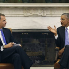 El Rey con Obama.-EFE