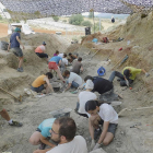 En la excavación han participado 25 personas procedentes de diferentes puntos de España, Francia e Italia, así como voluntarios de la zona-CAS