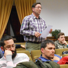 El representante sindical denunció la situación ante el pleno.-L.V.