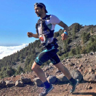 Luis Hernando en plena acción en la Transvulcania-RUNKM.COM