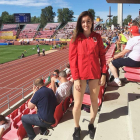 Cristina Ruiz posa en el estadio de Tampere.-INSTAGRAM DE CRISTINA RUIZ