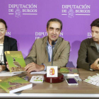 Rosa Pérez, David Colinas y Rufino Fernández, durante la presentación de ayer.-R.O.