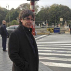 Carles Puigdemont, en Bruselas, el pasado 31 de octubre.-AP / MARK CARLSON