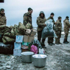 Soldados ucranianos en el este del país.-Foto: AFP / OLEKSANDR RATUSHNIAK
