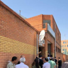 Imagen de los aledaños de las oficinas de El Plantío ayer.-@Franco_Caselli