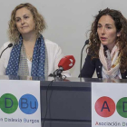 Fátima Fernández y Silvia González, vicepresidenta y presidenta de la asociación.-SANTI OTERO