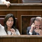 Ana Torme y Martínez-Pujalte, en una imagen de archivo cuando eran compañeros de bancada en Congreso de losDiputados.-JAVI MARTÍNEZ