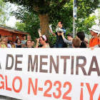 Las localidades del entorno congregaron a miles de personas en la manifestación organizada en agosto.-ECB