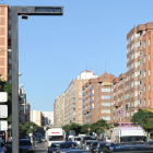 Los dispositivos están colocados en puntos con mucho tránsito como este de la calle Vitoria.-ISRAEL L. MURILLO