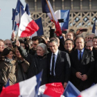 Manifestación de apoyo a Fillon en París.-CHRISTOPHE ENA / AP