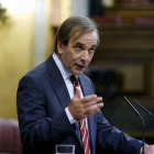 José Antonio Alonso, durante una intervención en el Congreso, en el 2011.-DAVID CASTRO