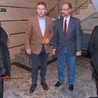 Los actores del entendimiento entre los dos partidos: Javier Lacalle y César Rico, del PP, con Gloria Bañeres y Luis Fuentes, de Ciudadanos.-ISRAEL L. MURILLO