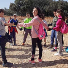 El monte de La Calabaza es uno de los más transitados de la comarca. Muchos grupos de escolares realizan allí actividades lúdicas.-L. V.