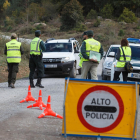 Control de Guardia Civil y efectivos de la Junta en Soria este fin de semana.-ICAL