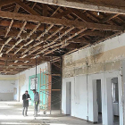 El Centro de Recepción de Visitantes ultima ya los arreglos en el interior con la esperanza de su apertura en marzo.-ECB