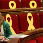 Elsa Artadi, en el Parlament.-ALBERT BERTRAN