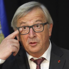 Jean-Claude Juncker, durante una declaración en Lisboa, el 30 de octubre.-/ AP / ARMANDO FRANCA