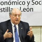 PHOTOGENIC/MIGUEL ÁNGEL SANTOS. VALLADOLID. 29/7/2020. 
MESA REDONDA EN EL CES MODERADA POR PABLO LABLO, CON LAS ORGANIZACIONES AGRARIAS PARA VER COMO ESTÁ EL SECTOR EN LA ACTUALIDAD
"Futuro del papel agrario de Castilla y León"