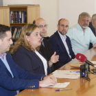Daniel de la Rosa, Blanca Subiñas, Fernando Arce, Manuel Fuentes, Miguel Santos y Jorge Simón.-ISRAEL L. MURILLO
