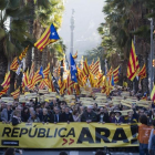 Manifestación de la ANC en Barcelona, este domingo.-ALBERT BERTRAN
