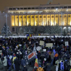 Manifestación contra el Gobierno en Bucarest.-ROBERT GHEMENT / EFE