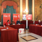 Imagen de la reunión de responsables del PP con federaciones de jubilados y pensionistas celebrada en Burgos.