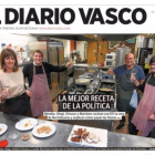 Famosa portada del Diario Vasco, que ha provocado la dimisión del PSE del hijo de Fernando Múgica-