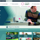 Imagen del nuevo diseño de la página web de la Universidad Isabel I-ECB