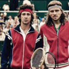 LeBeouf y Gudnasson en la primera imagen del film 'Borg/McEnroe'-'BORG/MCENROE'