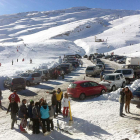 La reapertura de la estación trajo consigo gran interés ya que es uno de los pocos enclaves para esquiar en la provincia.-ECB