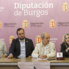 Luis Pastor, Millán Bermejo, Ramiro Ibáñez y Ana Bordillo en la presentación de la cita. SANTI OTERO