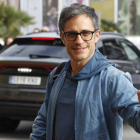 García Bernal, en San Sebastián, este jueves.-EFE / JUAN HERRERO