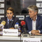 Franco Caselli y César Traversone durante la rueda de prensa.-SANTI OTERO