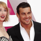 Ingrid Garcia Jonsson y Mario Casas, en la presentación en Cannes de la serie de Movistar+ Instinto.-SEBASTIEN NOGIER (EFE)