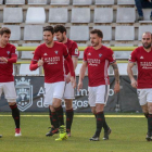El Mirandés celebra un gol.-SANTI OTERO