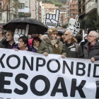 Manifestación en Bilbao contra la dispersión de los presos de ETA.-EFE / JAVIER ZORRILLA