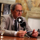 Extracto de la entrevista al president Quim Torra de la agencia ACN. /-PAU CORTINA (ACN / VÍDEO: RAFA GARRIDO / ACN)