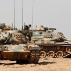 Efectivos turcos se preparan para una operación militar en la frontera con Siria.-EFE / ARCHIVO