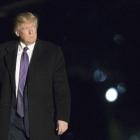 Donald Trump, presidente de los Estados Unidos, a su llegada a la Casa Blanca el pasado domigo-AP / MANUEL BALCE CENETA